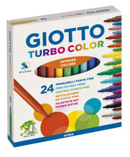 Carica l'immagine nel visualizzatore di Gallery, GIOTTO TURBO COLOR Ast. 24 pennarelli
