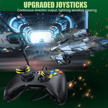 Carica l'immagine nel visualizzatore di Gallery, Controller per PC Xbox 360, Game Controller per Xbox 360, Wired Controller Compatibile per Xbox 360/Xbox 360 Slim, USB Wired Controller Joystick Compatibile per PC(Windows 7/8 / 8.1/10 / XP/Vista)