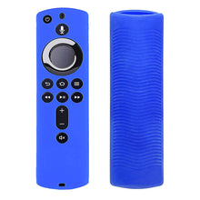 Carica l'immagine nel visualizzatore di Gallery, ELLENNE Custodia Silicone Cover Telecomando Protettiva per Amazon Fire TV 4K Alexa (Blu)