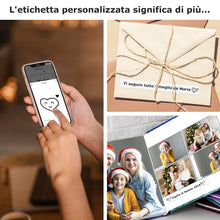 Carica l'immagine nel visualizzatore di Gallery, SUPVAN Stampante di Etichette - E10 Bluetooth Portatile Etichettatrice per iOS &amp; Android, Etichettatrice Etichette Adesive con 1 Rotolo di Etichette, Nero