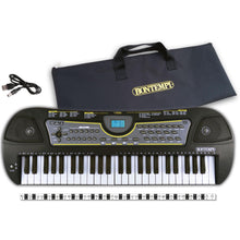 Carica l'immagine nel visualizzatore di Gallery, Bontempi | MelodyTouch - Tastiera Digitale a 49 Tasti con Accessori Completi per un'Esperienza Musicale Conveniente, 588x200x65 mm