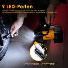 Carica l'immagine nel visualizzatore di Gallery, AstroAI Compressore Auto 12 V Aria Portatile Professionale con LED,...