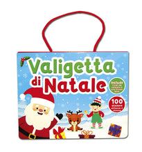 Carica l'immagine nel visualizzatore di Gallery, EURO PUBLISHING - Valigetta di Natale (include 2 libri da colorare+1 sticker book+100 stickers attacca e stacca)