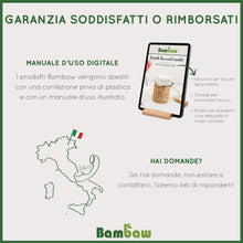 Carica l'immagine nel visualizzatore di Gallery, Dischetti struccanti riutilizzabili in cotone Bambaw con uno sacchettini per il lavaggio e la conservazione - Pack da 22 dischetti