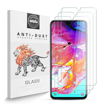 Carica l'immagine nel visualizzatore di Gallery, Pellicola Protettiva in Vetro Temperato per Samsung Galaxy A70 [3Pezzi], Durezza 9H, 2.5D Alta Definizione, Senza Bolle, Anti Graffio Protezione Schermo per Samsung Galaxy A70