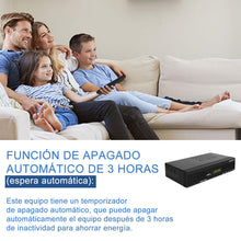 Carica l'immagine nel visualizzatore di Gallery, Decoder Digitale Terrestre 2025, Decoder DVB-T2 H.265 HEVC Main 10Bit, Ricevitore Digitale Terrestre USB PVR Lettore Multimediale, Full HD 1080p, HDMI, SCART