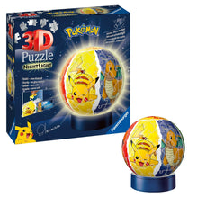 Carica l'immagine nel visualizzatore di Gallery, Ravensburger - 3D Puzzle Nightlamp Pokemon, Night Lamp, 72 Pezzi, 6+ Anni