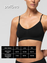 Carica l'immagine nel visualizzatore di Gallery, Pompea Reggiseno Senza Ferretto Invisibile, Brassiere Seamless in Morbida Microfibra con Spallina Stretta, Effetto Seconda Pelle