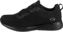 Carica l'immagine nel visualizzatore di Gallery, Skechers Bobs Squad Tough Talk, Scarpe da Ginnastica Donna, Black Engineered Knit Trim Blk, 38 EU