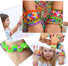 Carica l'immagine nel visualizzatore di Gallery, TONZACK 40 Kit Braccialetti Elastici a Griglia,Più Di 2800 Pezzi Braccialetti Colorati,Regali Di Natale Per Bambini Premium Fai-Da-Te,Con Vari Accessori Perline e Telai,In 32 Colori