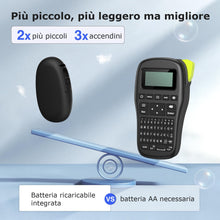 Carica l'immagine nel visualizzatore di Gallery, SUPVAN Stampante di Etichette - E10 Bluetooth Portatile Etichettatrice per iOS &amp; Android, Etichettatrice Etichette Adesive con 1 Rotolo di Etichette, Nero