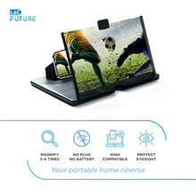 Carica l'immagine nel visualizzatore di Gallery, LAC FUTURE Lente Ingrandimento Smartphone 12" HD - Idee Regalo Uomo Compleanno - Schermo Ingranditore per Cellulare - Accessori Cellulare Ragazzo