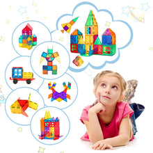 Carica l'immagine nel visualizzatore di Gallery, LeagoEra 50 Pezzi Costruzioni Magnetiche Giochi Bambini, Magneti per Ragazzi, Giocattoli 3 4 5 6 7 Anni