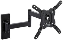 Carica l'immagine nel visualizzatore di Gallery, Amazon Basics Supporto a parete per TV Full Motion, si adatta a TV da 30 a 102 cm e VESA 200 x 200, Nero