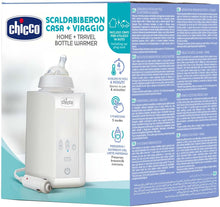 Carica l'immagine nel visualizzatore di Gallery, Chicco Scaldabiberon Portatile Da Viaggio E Scaldapappa Con Tre Programmi E Spegnimento Automatico, Bianco, ‎14 x 14 x 17.5 cm; 820 grammi