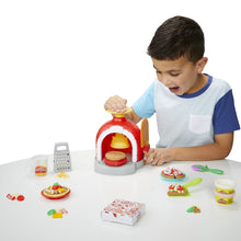 Carica l'immagine nel visualizzatore di Gallery, Play-Doh Kitchen Creations - La Pizzeria, playset con 6 vasetti di Pasta modellabile e 8 Accessori