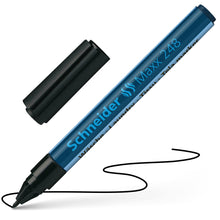 Carica l'immagine nel visualizzatore di Gallery, Schneider Maxx 248 - Pennarello per stoffa, colore: nero
