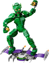 Carica l'immagine nel visualizzatore di Gallery, LEGO | Marvel Personaggio Costruibile di Goblin, Gioco d'Azione per Bambini e Bambine da 8 Anni, Action Figure del Nemico di Sider-Man con Arti Snodabili, Aliante e Bombe-Zucca, Idea Regalo 76284