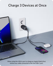 Carica l'immagine nel visualizzatore di Gallery, Anker Caricatore USB C rapido 735 (Nano II 65W) Pod a 3 Porte PPS, Alimentatore Compatto USB C per MacBook PRO/Air, iPad PRO, Steam Deck, Galaxy S20, dell XPS 13, Note 20, iPhone 16/15 Pro Max, Pixel
