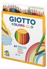 Carica l'immagine nel visualizzatore di Gallery, Giotto Pastelli colorati Colors Smile - 24 pezzi