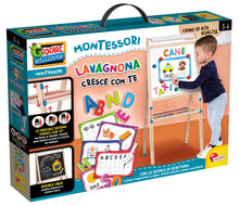 Carica l'immagine nel visualizzatore di Gallery, Lisciani Giochi - Montessori Lavagnona legno cresce con te