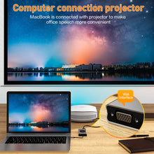 Carica l'immagine nel visualizzatore di Gallery, USB C HUB con Ricarica Wireless, 13 in 1, Docking Station con HDMI 4K, VGA, 2×USB 3.0, USB C 3.0 e 2.0, RJ45 Ethernet, PD 100 W, SD/TF e AUX da 3,5 mm, Compatibile con MacBook Pro e Altri Laptop