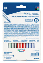 Carica l'immagine nel visualizzatore di Gallery, Busta Tratto Cancellik 8 + 2 colori scuola - 832700, 10 Pezzi