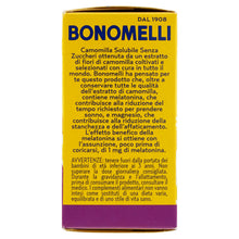 Carica l'immagine nel visualizzatore di Gallery, Bonomelli Camomilla Solubile con Melatonina e Magnesio 16 Bustine, Contro Stanchezza e Affaticamento, Infuso Rilassante, Senza Zucchero (72g)