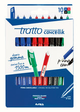 Carica l'immagine nel visualizzatore di Gallery, Busta Tratto Cancellik 8 + 2 colori scuola - 832700, 10 Pezzi