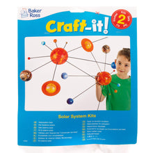 Carica l'immagine nel visualizzatore di Gallery, Baker Ross Kit Sistema Solare Fai da Te per Bambini (Confezione da 2 Kit), Bianco