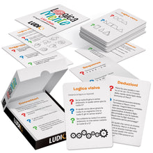 Carica l'immagine nel visualizzatore di Gallery, Ludic Logicamente 150 Sfide Di Logica E Problem Solving It54112 Gioco Di Società Formato Viaggio Per 1+Giocatori