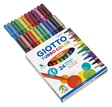 Carica l'immagine nel visualizzatore di Gallery, GIOTTO TURBO COLOR Ast. 24 pennarelli