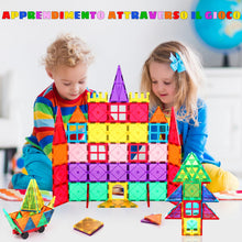 Carica l'immagine nel visualizzatore di Gallery, LeagoEra 50 Pezzi Costruzioni Magnetiche Giochi Bambini, Magneti per Ragazzi, Giocattoli 3 4 5 6 7 Anni