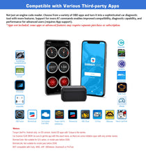 Carica l'immagine nel visualizzatore di Gallery, Veepeak OBDCheck BLE+ Scanner OBD II Bluetooth per Auto, Strumento di Diagnosi Wireless Lettore Codici Motore Compatibile con iOS e Android