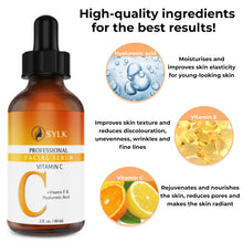 Carica l'immagine nel visualizzatore di Gallery, Siero Vitamina C + Acido Ialuronico + Vitamina E per il Microneedling | Siero Viso e Contorno Occhi | Antirughe, Antimacchia e Anti Imperfezioni | Crema Idratante Viso | 60 ml