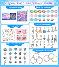 Carica l'immagine nel visualizzatore di Gallery, Tomylv Idee Regalo Bambina 5-12 Anni Femmina, Kit Giochi Crea Braccialetti Fai Da Te, per Compleanno, Natale