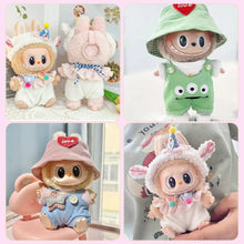 Carica l'immagine nel visualizzatore di Gallery, May Huang Vestiti per bambole di peluche da 17 cm per Labubu (H)
