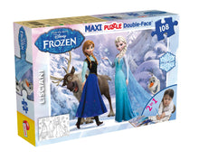 Carica l'immagine nel visualizzatore di Gallery, Liscianigiochi, Frozen Elsa And Anna Disney Puzzle, 108 Pezzi, Multicolore, 42121