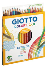 Carica l'immagine nel visualizzatore di Gallery, Giotto Pastelli colorati Colors Smile - 24 pezzi