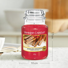 Carica l'immagine nel visualizzatore di Gallery, YANKEE CANDLE Candele In Giara, Cannelle Scintillante, Grande