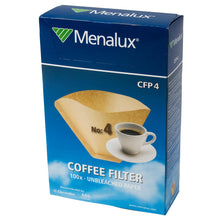 Carica l'immagine nel visualizzatore di Gallery, Menalux CFP4 - 100 filtri in carta, numero 4, per macchina da caffè Drip