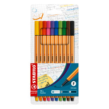 Carica l'immagine nel visualizzatore di Gallery, Fineliner - STABILO point 88 - Astuccio da 10 - Colori assortiti