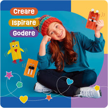 Carica l'immagine nel visualizzatore di Gallery, Smowo® Kit Lavoretti Creativi per Bambini - Grande Set di Bricolage con Scovolini e Materiale Vari, Ideale per Ragazze e Ragazzi