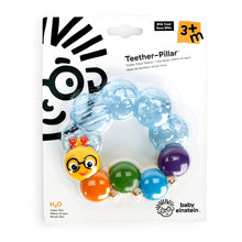 Carica l'immagine nel visualizzatore di Gallery, Baby Einstein Teether-pillar Massaggiagengive e Sonaglio e Brivido Giocattolo da dentizione, età 3 mesi +