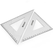 Carica l'immagine nel visualizzatore di Gallery, Westcott E-10304 00 Set matematica, 4 pezzi, plastica, trasparente