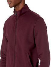 Carica l'immagine nel visualizzatore di Gallery, Amazon Essentials Felpa con Collo a Lupetto con Cerniera Integrale Uomo, Bordeaux, L