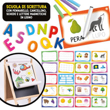 Carica l'immagine nel visualizzatore di Gallery, Lisciani Giochi - Montessori Lavagnona legno cresce con te