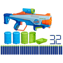 Carica l'immagine nel visualizzatore di Gallery, Nerf Elite Junior JR Rookie Pack, blaster facile da usare, 32 dardi Nerf Elite, 4 bersagli
