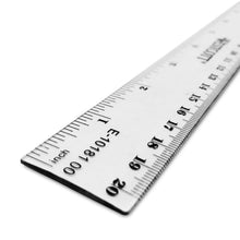 Carica l'immagine nel visualizzatore di Gallery, Westcott E-10181 00 Righello in plastica, 20 cm / 8 pollici, scala cm e pollici, trasparente
