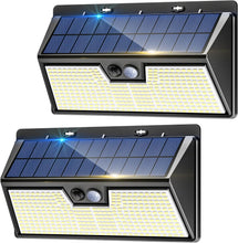 Carica l'immagine nel visualizzatore di Gallery, Luce Solare LED Sensore di Movimento, Lampada 300 LED, IP67 2 PEZZO